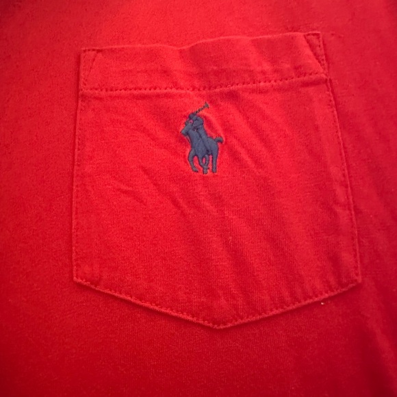 Polo by Ralph Lauren Red Short Sleeve Tee - Picture 2 of 3